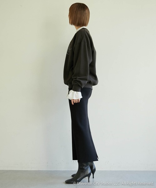 「Whim Gazette」 スウェットカットソー FREE チャコールグレー レディース