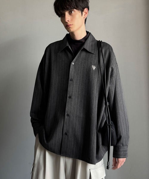 「Classical Origin」 長袖シャツ LARGE ベージュ メンズ_画像3