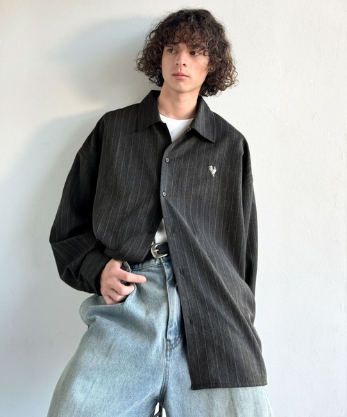 「Classical Origin」 長袖シャツ LARGE ベージュ メンズ_画像7