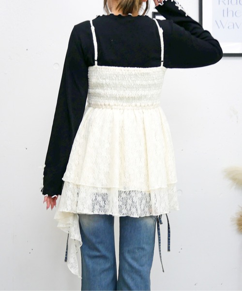 FUN（ファン） チュニック レースアシメチュニック : ZOZOTOWN Yahoo