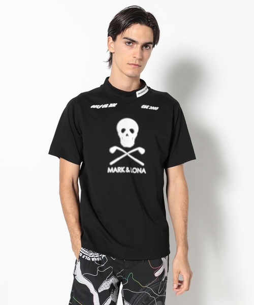 MARK&LONA（マークアンドロナ） tシャツ Icon Skull Stretch Nylon