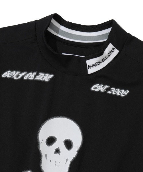MARK&LONA（マークアンドロナ） tシャツ Icon Skull Stretch Nylon