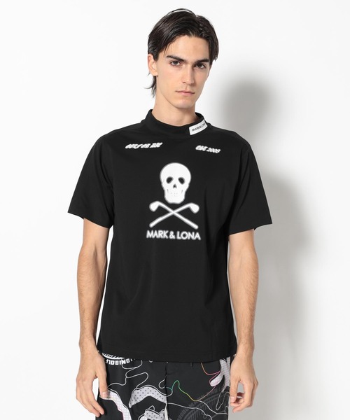 MARK&LONA（マークアンドロナ） tシャツ Icon Skull Stretch Nylon