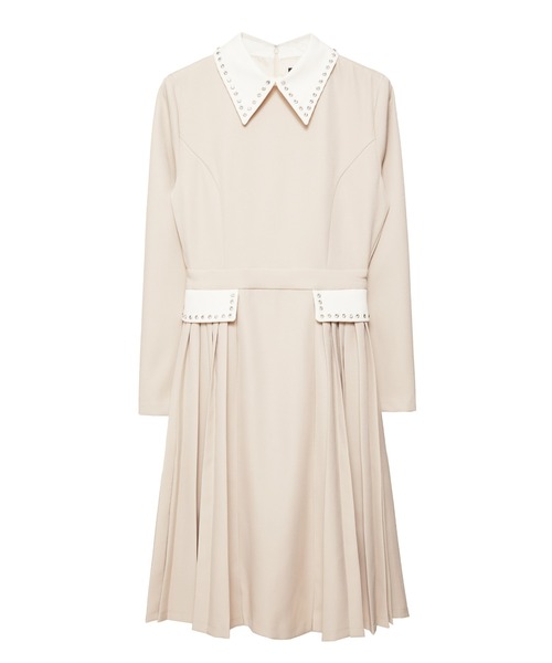 「emiriawiz」 長袖ワンピース MEDIUM ネイビー レディース_画像5
