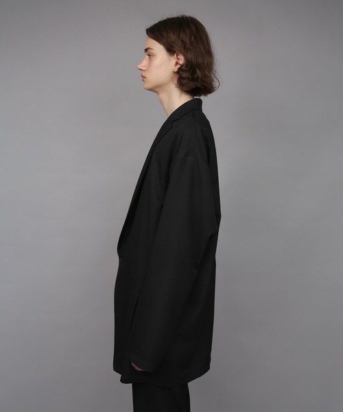 ジャケット テーラードジャケット ONE BUTTON DEEP V-ZONE JACKET メンズの画像
