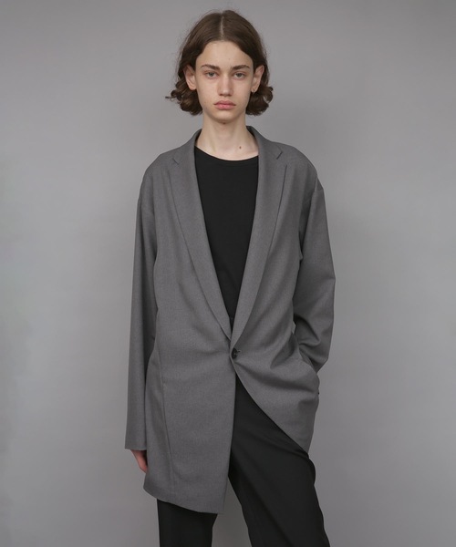 アトウ ato ジャケット　48 美品　（12） ATO（アトウ） ジャケット テーラードジャケット ONE BUTTON DEEP V