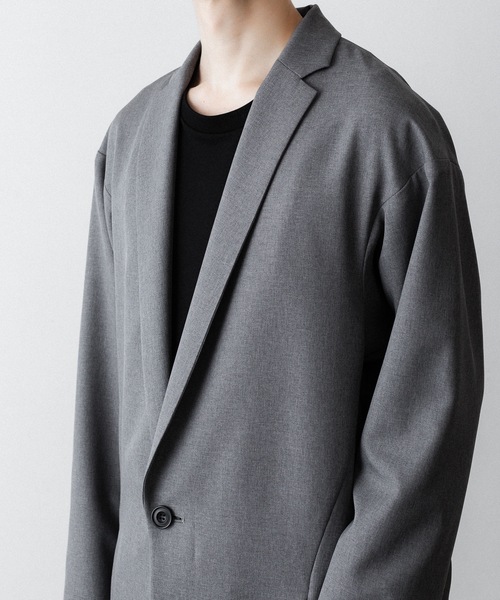 ジャケット テーラードジャケット ONE BUTTON DEEP V-ZONE JACKET メンズの画像