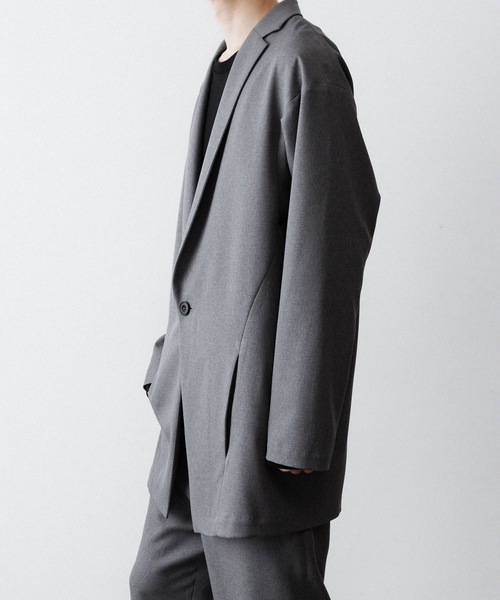 ジャケット テーラードジャケット ONE BUTTON DEEP V-ZONE JACKET メンズの画像