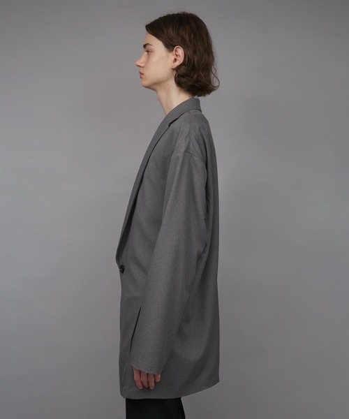 ジャケット テーラードジャケット ONE BUTTON DEEP V-ZONE JACKET メンズの画像