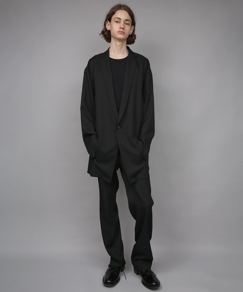 ジャケット テーラードジャケット ONE BUTTON DEEP V-ZONE JACKET メンズの画像
