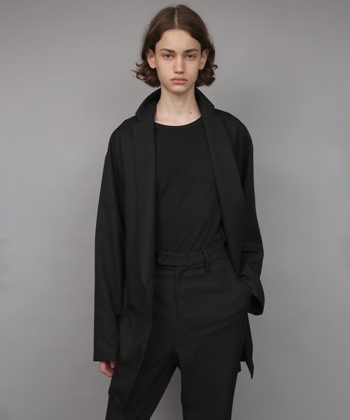 ジャケット テーラードジャケット ONE BUTTON DEEP V-ZONE JACKET メンズの画像