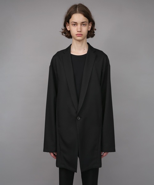 ジャケット テーラードジャケット ONE BUTTON DEEP V-ZONE JACKET メンズの画像