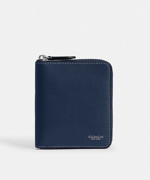 COACH（コーチ） 財布 ジップ アラウンド コイン ウォレット メンズ