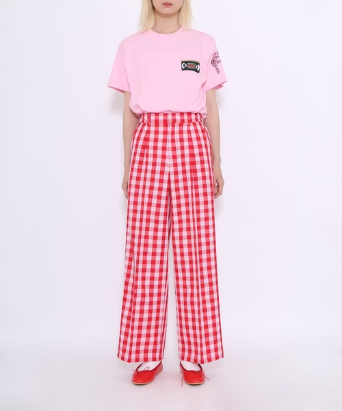 「PUNYUS」 パンツ 2 レッド レディース_画像4