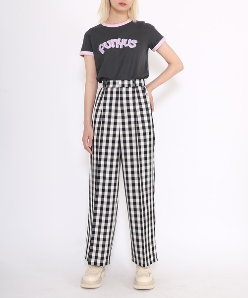 「PUNYUS」 パンツ 2 レッド レディース_画像8