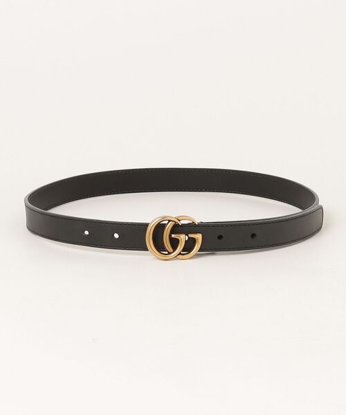 GUCCI（グッチ） GGマーモント ベルト - ブラック レディース 