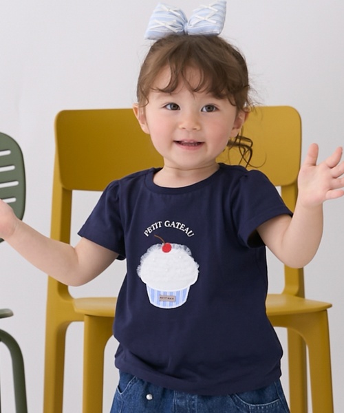 petit main tシャツ アップリケアソートTシャツ キッズ 子供服 女の子