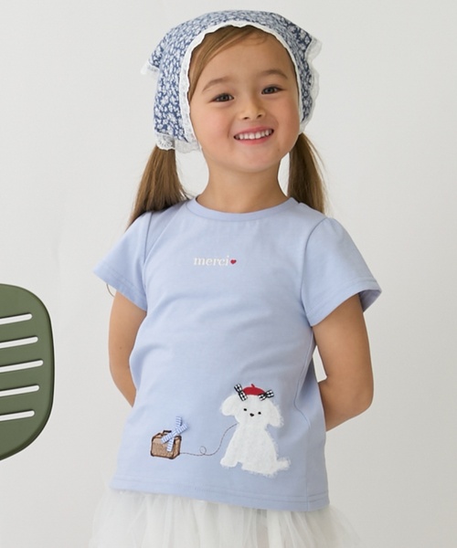 petit main tシャツ アップリケアソートTシャツ キッズ 子供服 女の子
