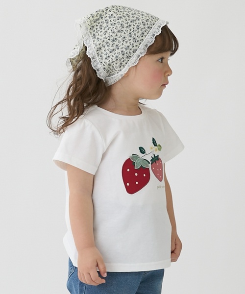 petit main tシャツ アップリケアソートTシャツ キッズ 子供服 女の子