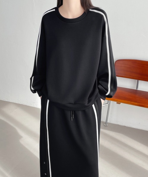 「ABITOKYO」 セットアップ X-LARGE グレー レディース_画像9