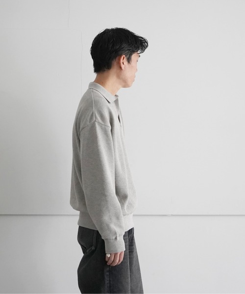 「crepuscule」 長袖Tシャツ 1 ブラック メンズ_画像2