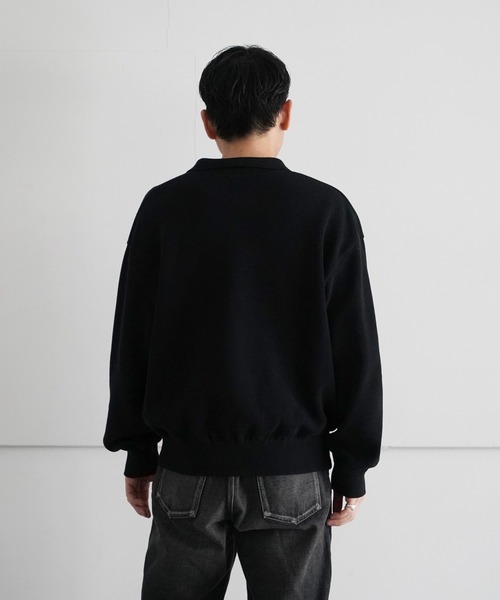 「crepuscule」 長袖Tシャツ 1 ブラック メンズ_画像3