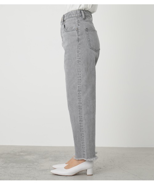 「BLACK BY MOUSSY」 デニムパンツ 24inch ライトグレー レディース_画像5