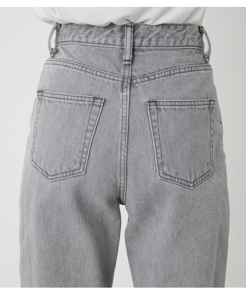 「BLACK BY MOUSSY」 デニムパンツ 24inch ライトグレー レディース_画像8