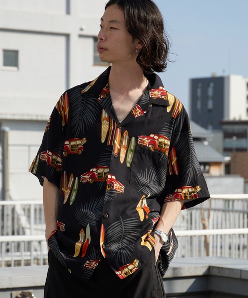 TWO PALMS（トゥーパームス） アロハシャツ シャツ 半袖 レーヨン