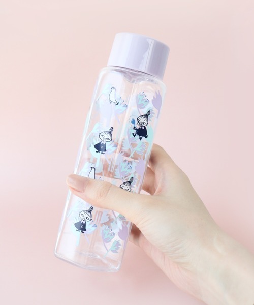 MOOMIN（ムーミン） 水筒 リトルミイ フラワー 六角ブローボトル 350ml