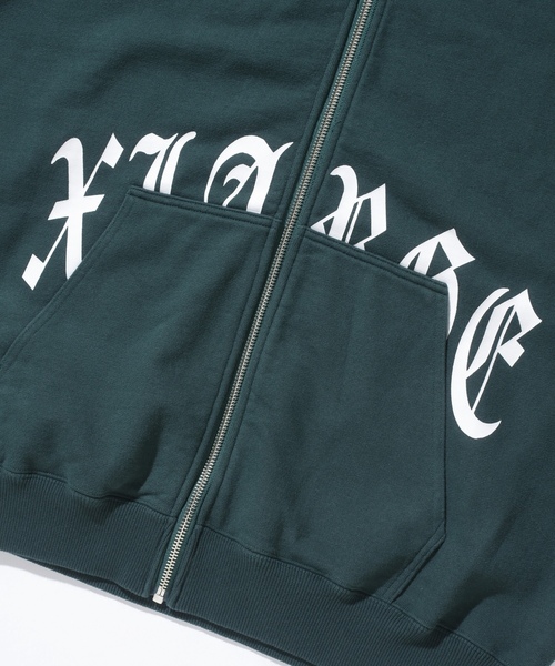 XLARGE（エクストラ ラージ） ジップアップパーカー L ブラック メンズ