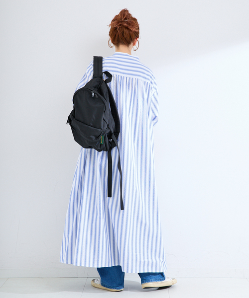 B.C STOCK（ベーセーストック） シャツワンピース ウォッシャブル