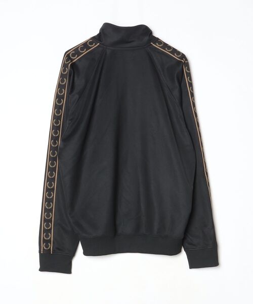 「FRED PERRY」 ジャージブルゾン X-LARGE 黒いこと メンズ