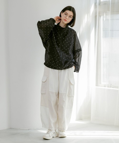 「niko and...」 カーゴパンツ LARGE カーキ レディース_画像8