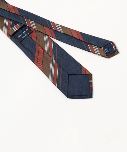 FRANCO BASSI for BEAMS F ネクタイ　イタリア製 BEAMS F（ビームスF） ネクタイ FRANCO BASSI / シルク ストライプ