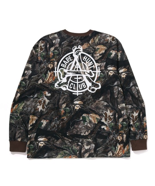 A BATHING APE（アベイシングエイプ） 長袖Tシャツ LARGE ブラウン
