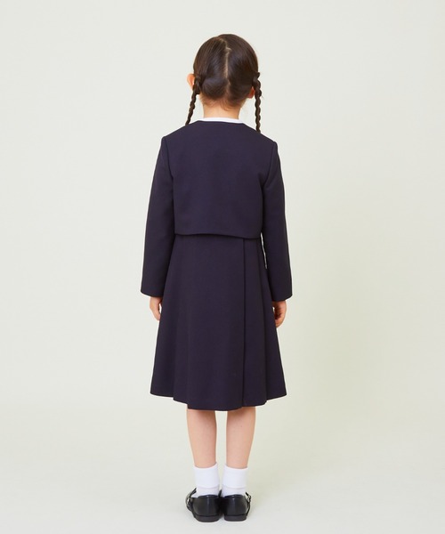 「CHOPIN」 「KIDS」ノーカラージャケット 100cm ネイビー キッズ_画像5