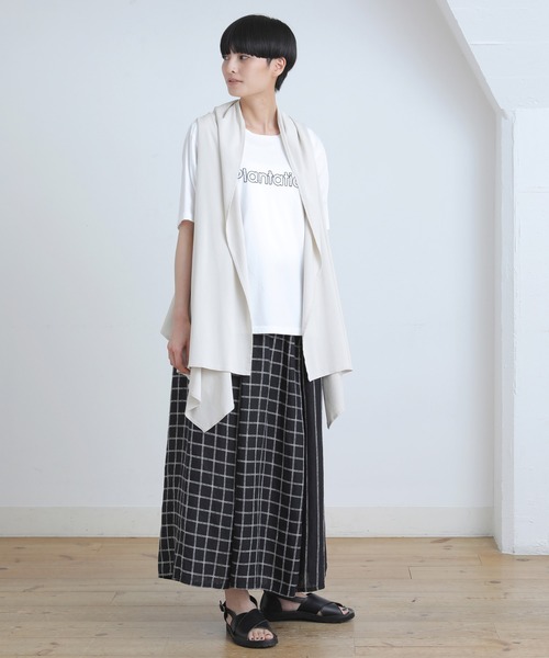 「Plantation」 ベスト M size ネイビー レディース_画像2