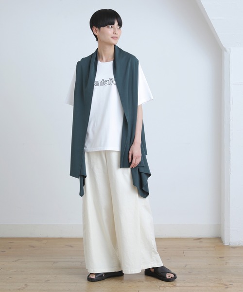 「Plantation」 ベスト M size ネイビー レディース_画像6