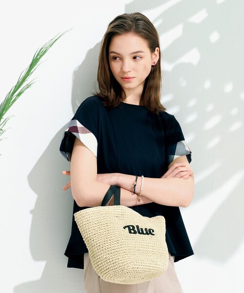 ブルーレーベルクレストブリッジ　半袖カットソー　38　新品未使用 BLUE LABEL CRESTBRIDGE（ブルーレーベルクレストブリッジ） tシャツ