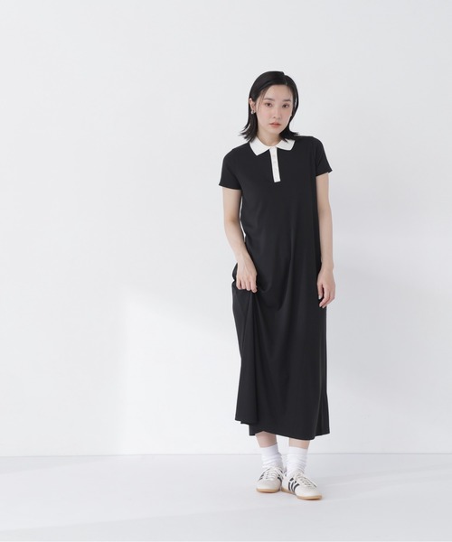 NATURAL BEAUTY BASIC 半袖シャツワンピース NATURAL BEAUTY BASIC（ナチュラルビューティーベーシック