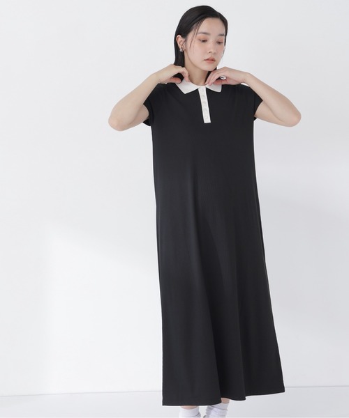 NATURAL BEAUTY BASIC 半袖シャツワンピース NATURAL BEAUTY BASIC（ナチュラルビューティーベーシック