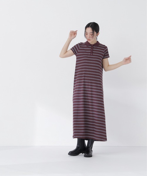 NATURAL BEAUTY BASIC 半袖シャツワンピース NATURAL BEAUTY BASIC（ナチュラルビューティーベーシック