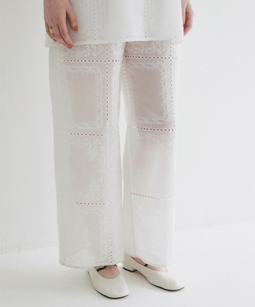 CLANE（クラネ） サロペット オーバーオール CLANE/クラネ/EMBROIDERY
