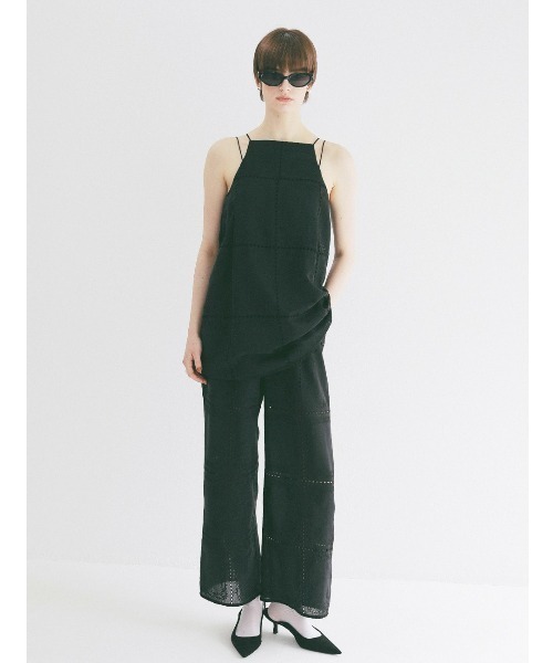 CLANE（クラネ） サロペット オーバーオール CLANE/クラネ/EMBROIDERY