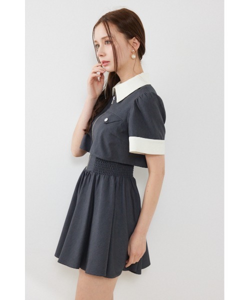 rienda（リエンダ） ワンピース 半袖 「再入荷」バストディティール