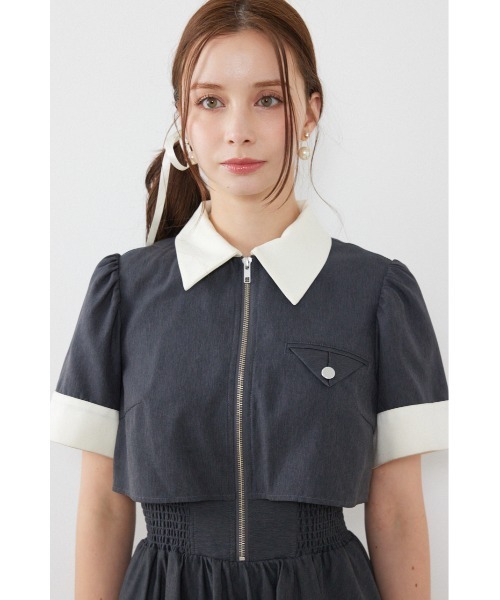 rienda（リエンダ） ワンピース 半袖 「再入荷」バストディティール