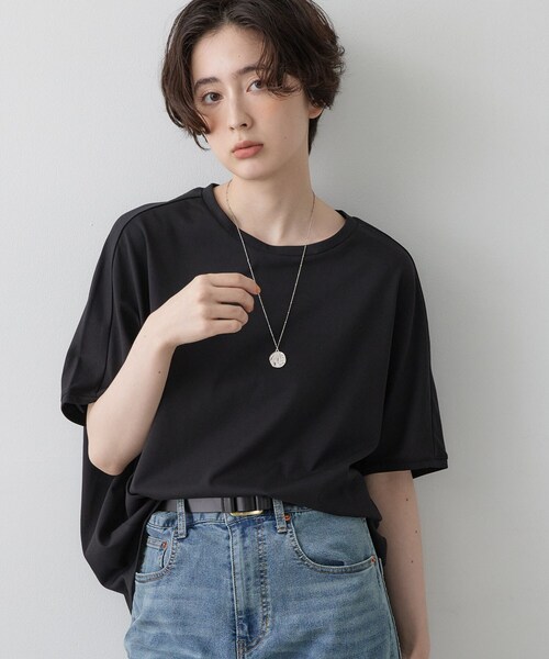 Dessin（デッサン） tシャツ 半袖 「汗シミ防止/UVカット」ドルマン
