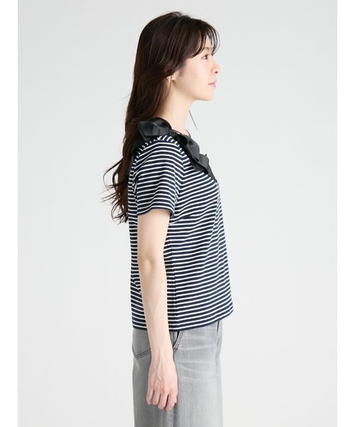 CELFORD（セルフォード） tシャツ 半袖 アシメリボンTシャツ