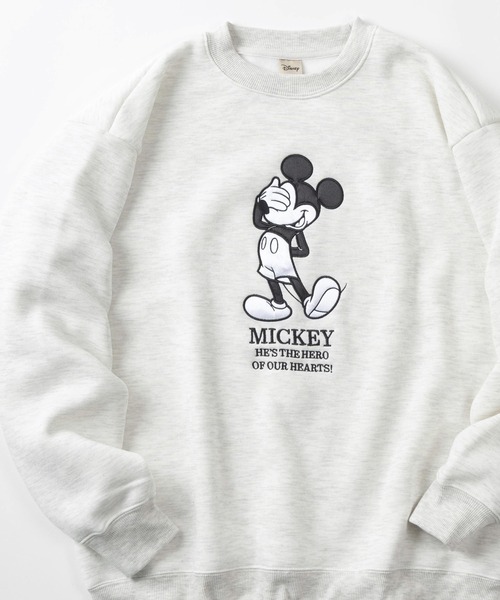 Disney（ディズニー） トレーナー スウェット 裏起毛 「71」別注